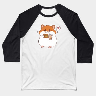 Hungry Hamster Baseball T-Shirt